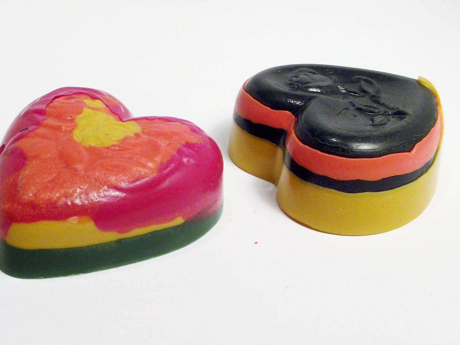 Large Recycled Crayons Hearts Flowers Eco Toys  Bridal Showers Weddings Gifts Upcycled Toys Birthday Crayon Boys Girls Valentines Gift Bags