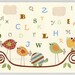 Nursery Wall Art Print..Thinking of you, orange, brown, green nursery, owl theme baby room