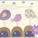 Kids Room Decor Nursery Art birds..Promise me youll always remember You're braver than you believe.. lavender