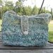 Green Crocheted Tote for the Beach or Market