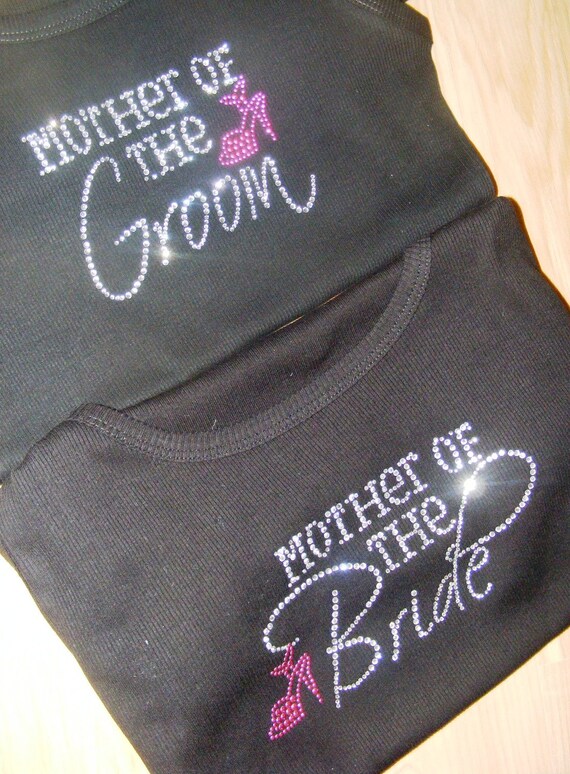 Bride's Entourage Hot Pink Bridesmaid Crystal Rhinestone Shoe Tank Top Shirt Hot Pink Black and White Wedding ideas