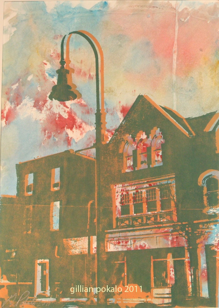 Lancaster Ave (matted 11x14) - pokaloprint