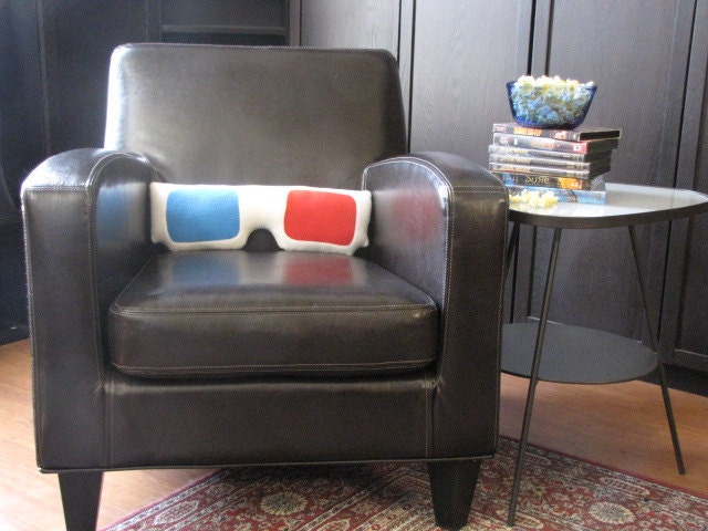 3D Glasses Pillow - Geek Chic Home Decor
