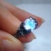 Rainbow Moonstone Sterling Silver Ring