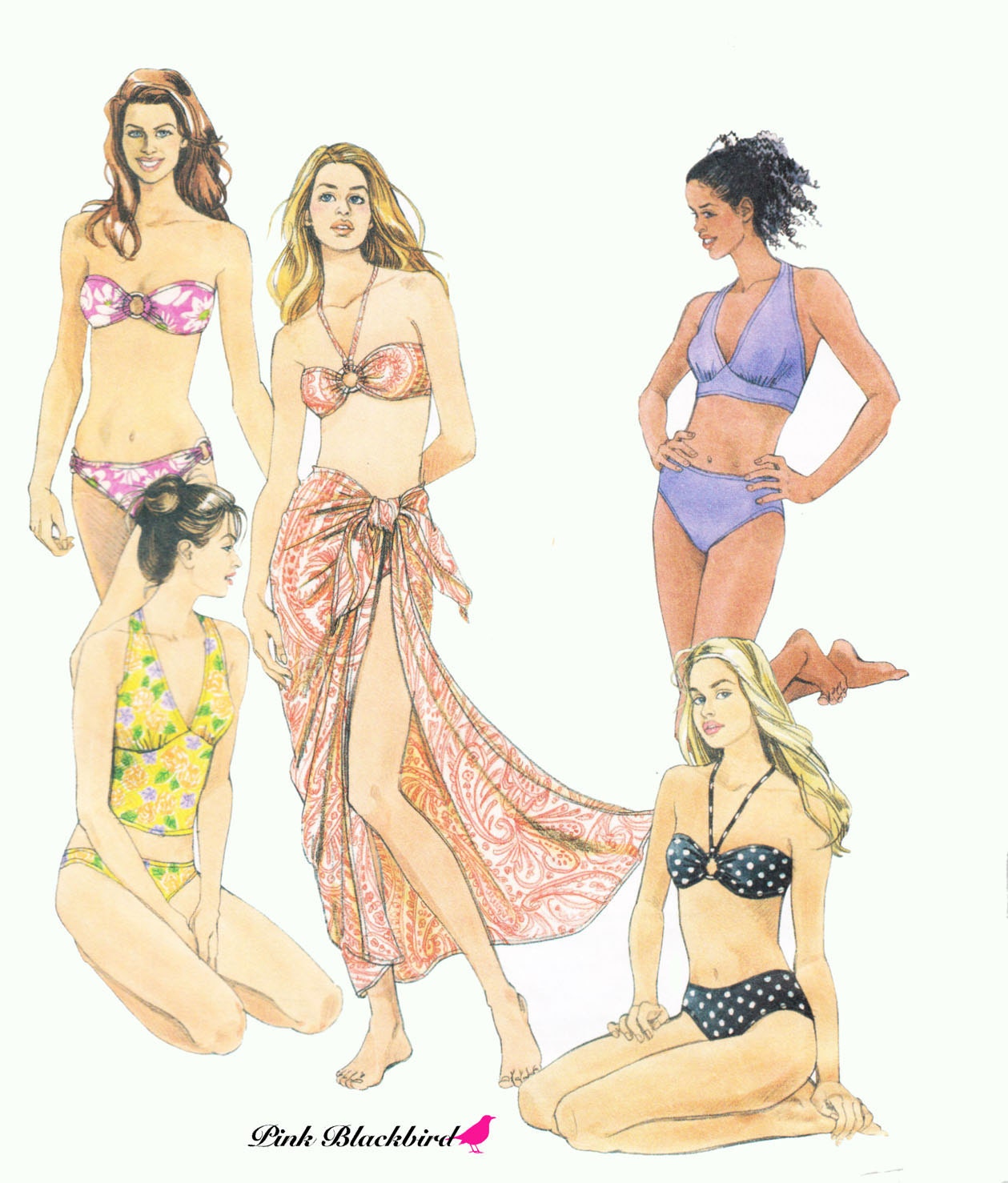 Bathing Suit Pattern/ McCalls Uncut Swimsuit Sewing Pattern 4471