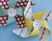 Set of 6 - Sunny Day Pinwheels