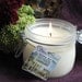 SANDLEWOOD VANILLA Soy Candle - Dye Free - Phalate Free - Cotton Wick - 12 oz
