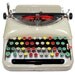 Remington Rand 5 Manual Typewriter With Colored Keys