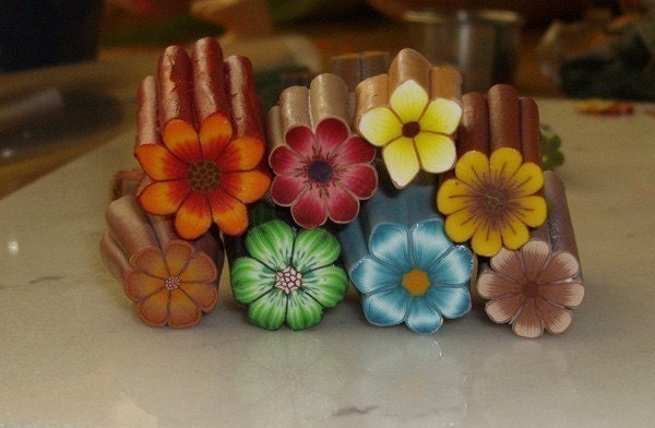 Polymer Clay Tutorial - BackGroundLess Millefiori Flower Cane
