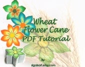 Polymer Clay PDF tutorial - The Wheat Flower Cane
