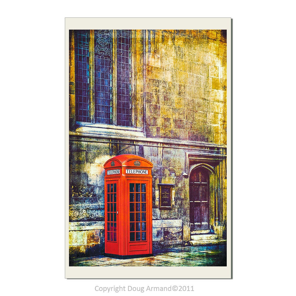Pillar Box Red - Fine Art Photographic 12x8 inch/30.48x20.32 cm by Doug Armand on Etsy - DAIP0080