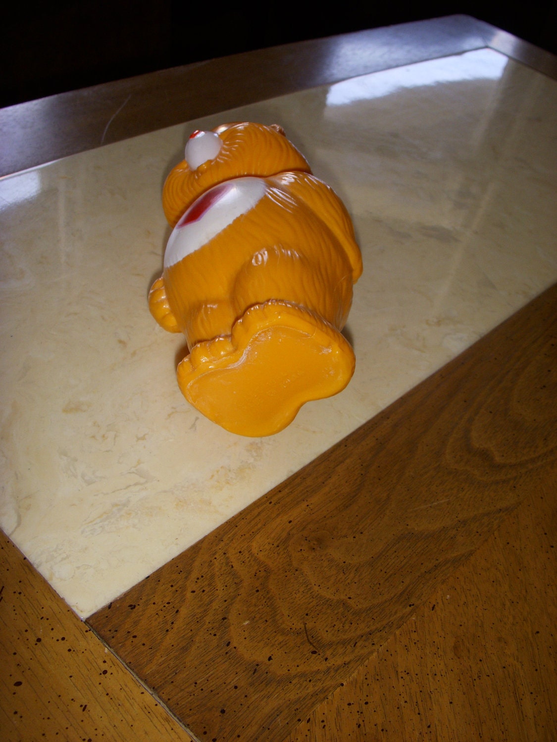 Vintage Tender Heart Care Bear Empty Shampoo or Bubble Bath Bottle 1980s Toy Kids