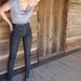 The Stealth Pant // Black High Waisted Jeans // Made to Order