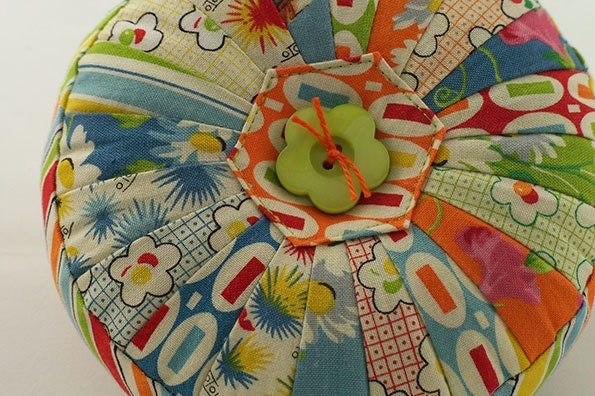 Circular Patchwork Pin Cushion
