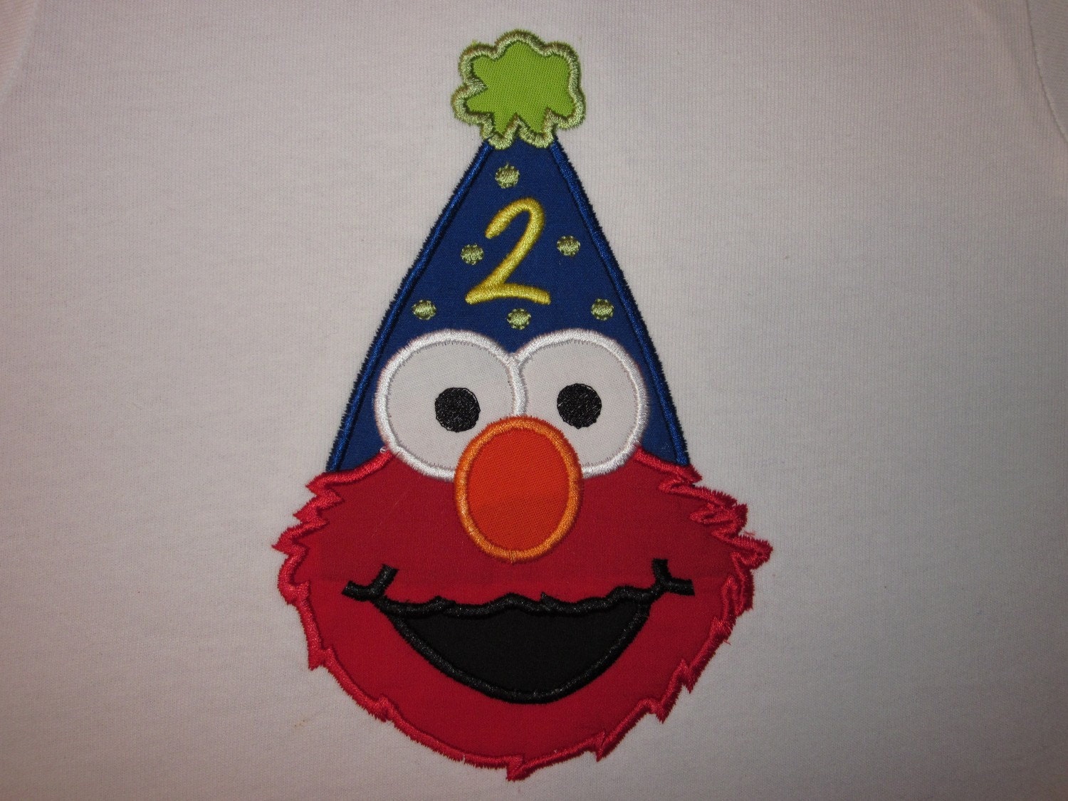 Elmo Birthday Shirt inspired , Monogrammed Shirt, Customize the number SHORT SLEEVE