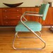 KEM Weber Style Machine Age Tubular Chrome Chair
