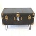 On Hold for Sayaka Nakajima GREYHOUND COFFEE TaBLE Quality Luggage w Eames Era Hair Pin Legs