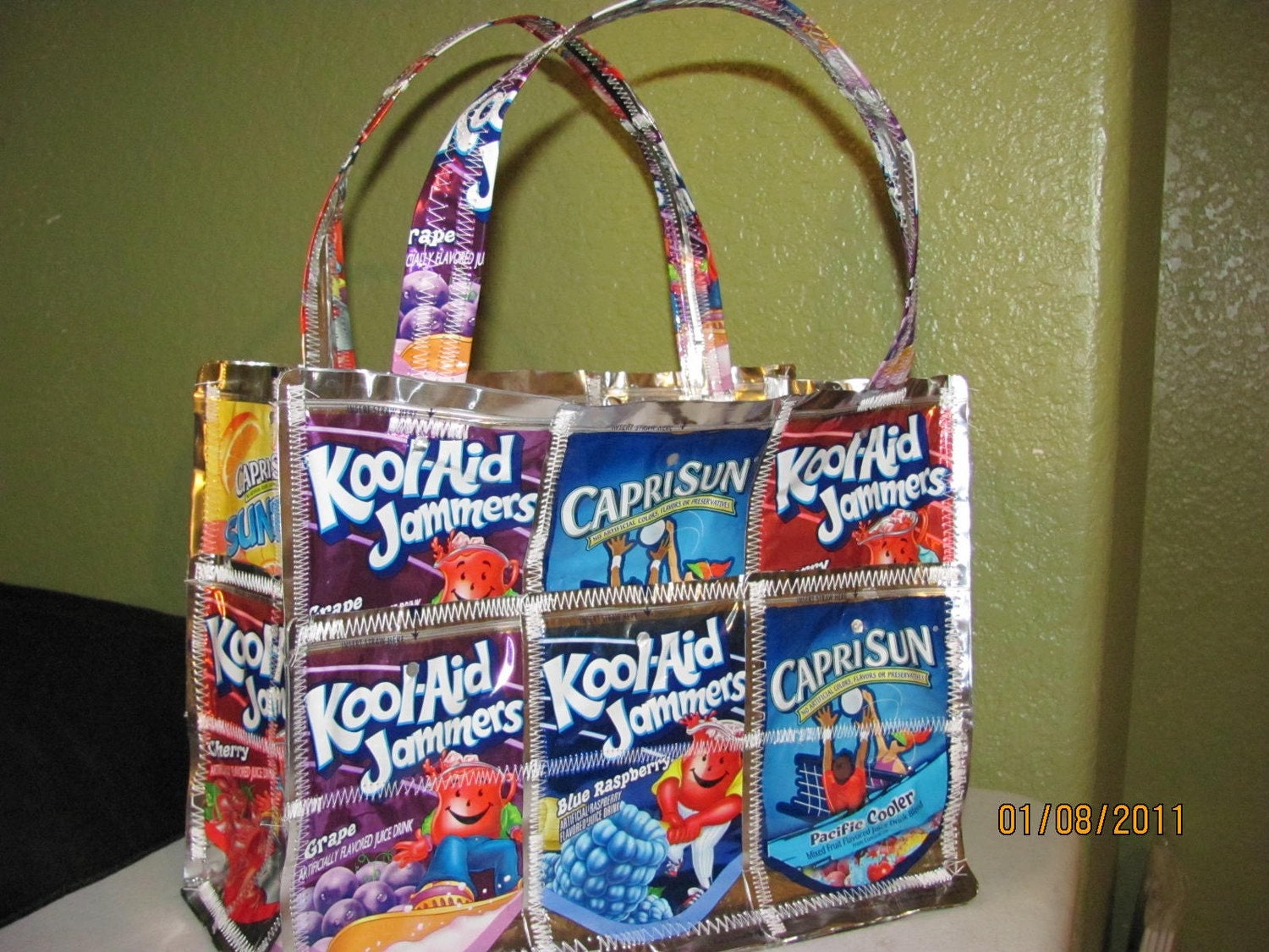 Capri sun/ kool aid jammers purse