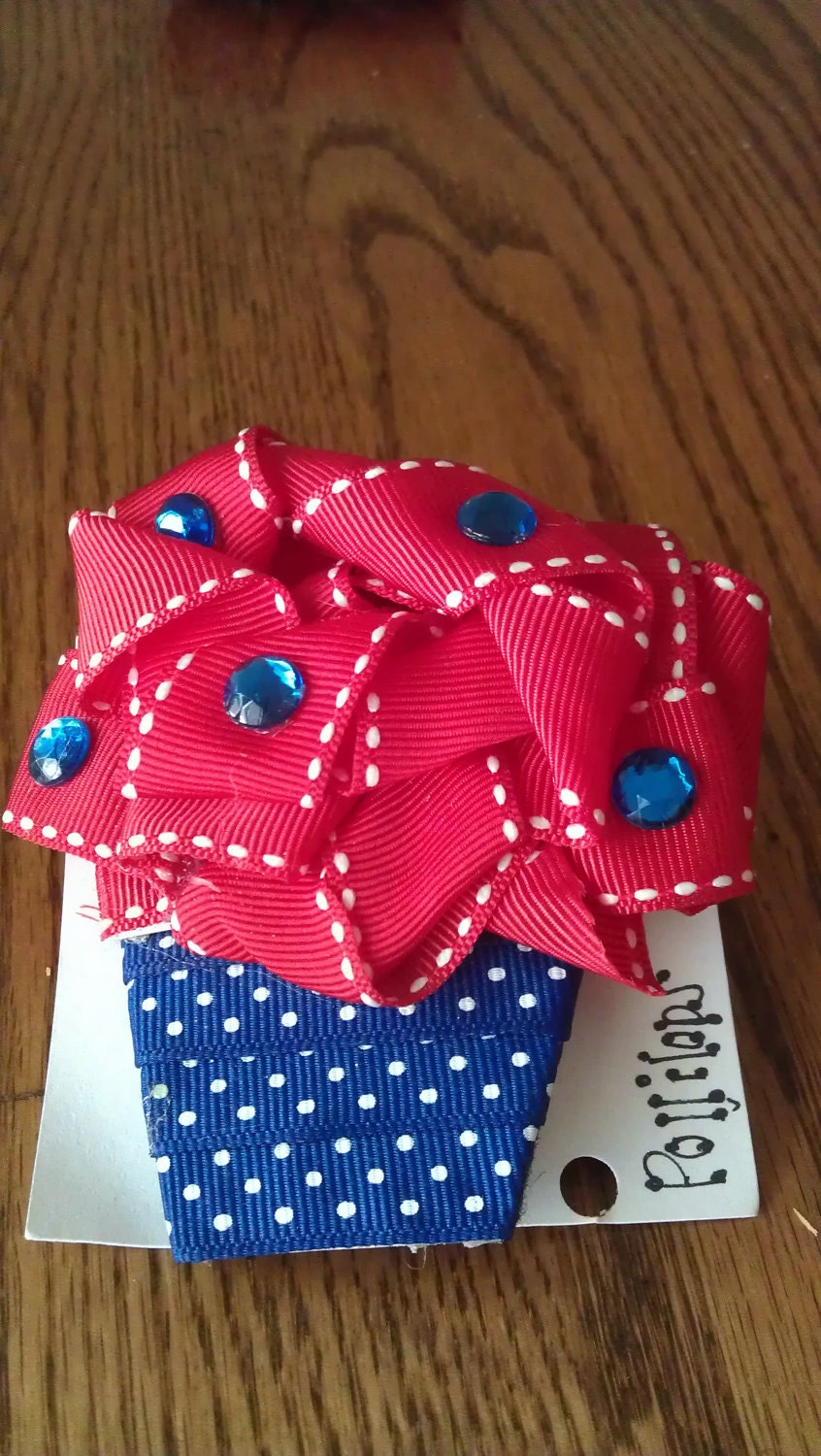 Cupcake hairbow