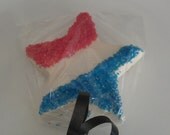 Fourth of July Chocolate Lollipops