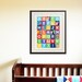 ABC wall art, animal alphabet print, children art. Safari art for nursery. Jungle ABC nursery decor. Childrens ABC print 11x14 by WallFry