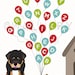ABC Alphabet nursery art. Puppy dog nursery print. Balloon alphabet poster for kids. Children decor, children art, 11x14 print by WallFry