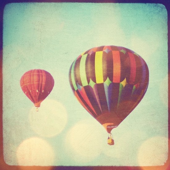 Hot Air Balloon photo - 8x8 hot air balloon photo. Buy one get one free sale.