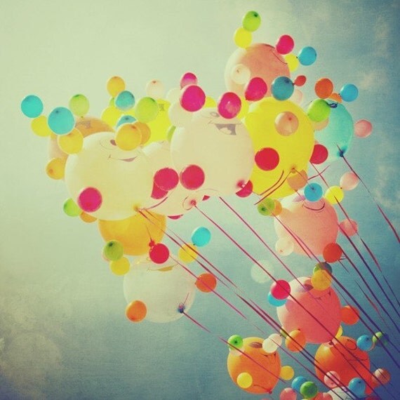 Balloon Crazy - 8x8 fine art photo print BOGO SALE