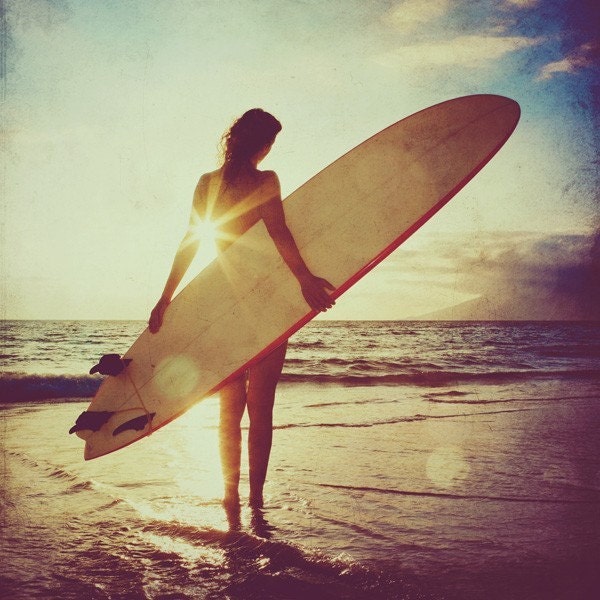 Surfer Girl - 5x5 print