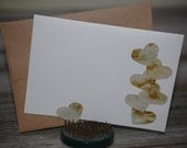 Tie Dye Hearts notecards with heart envelope seals, set of 3