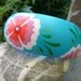 Summer breeze handpainted wooden bracelet