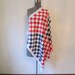 Enormous Vintage Bill Blass Checkered Scarf