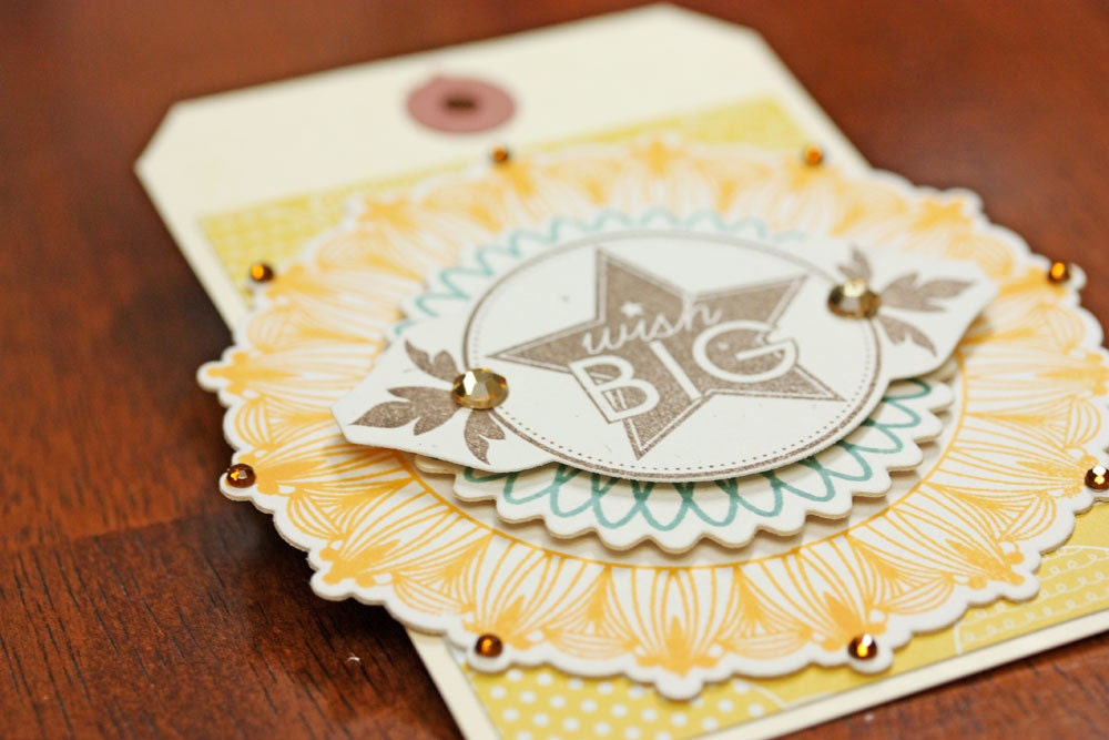 Wish Big - Large Gift Tag - Birthday