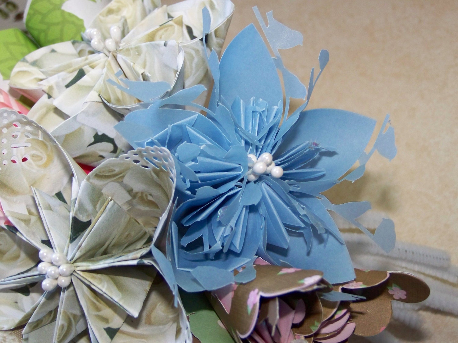 Origami Paper Flowers Sample Pack Includes 7 Fancy And Stunning Beauties