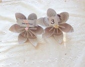 20 Origami Kusudama Place Cards or Table Numbers For Your Wedding Tables