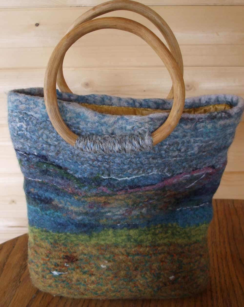 Scotland mountain moor and loch handbag