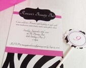 Zebra Invitations- DIY Printable Parties
