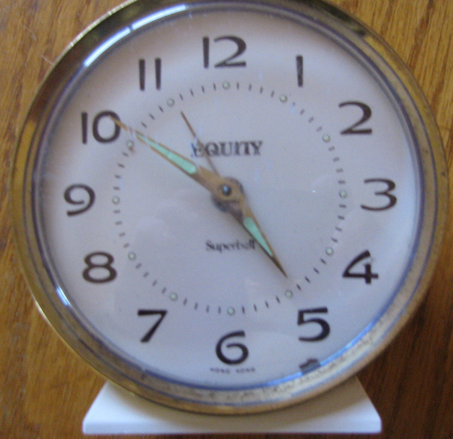 Vintage 70s EQUITY wind up Alarm Clock by Domini535353 on Etsy