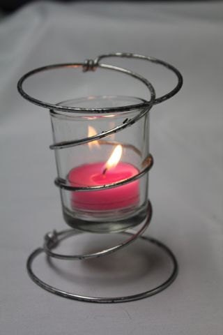 Bed Spring Candle Holder