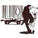 Banksy Canvas Custom Art (MOUNTED) - 27x36  Cheetah Black
