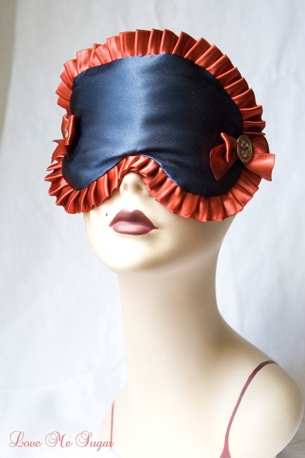 Sleep mask Nautical inspired  - Oceane - by Love Me Sugar  on Etsy