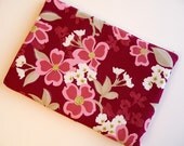 11 Inch MacBook Air Laptop Sleeve, 11 Inch NetBook Sleeve, laptop Case, Padded Laptop Sleeve, Laptop Cover - Dogwood in Berry