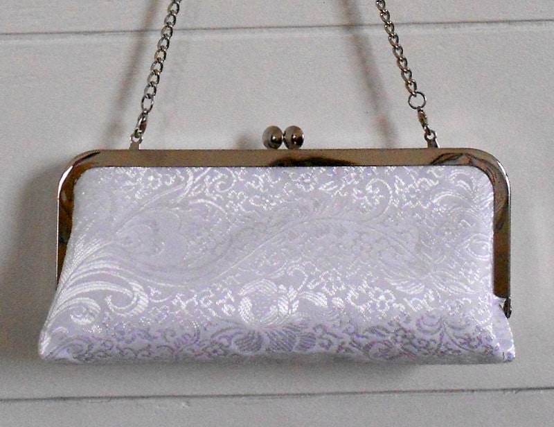 White Wedding Clutch