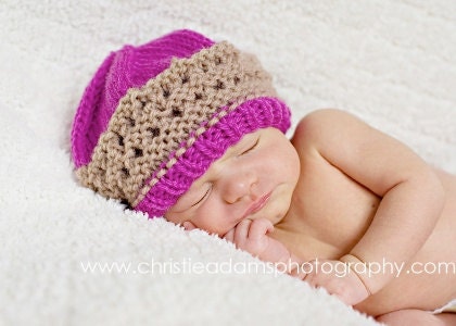 Newborn Knit Hat, Baby Girl Hats, Baby Beret, Newborn Baby Hat, Knit Newborn Hat, Baby Bow Hat, Newborn Photography Prop