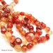Carnelian, Small Pebble, Irregular, Gemstone Beads, 8mm, Full Strand, 50-55 pcs, ID 368