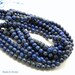 Lapis Lazuli with Pyrite, Round, Smooth, Gemstone Beads, 4mm, Very Small, Full Strand, 90pcs - ID 962