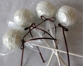 Cake Pops - Wedding Cake Pops Bridal Shower Baby Shower Birthday Party Favors