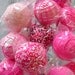 Hot Pink Cake Pops made with homemade devils food cake (12)