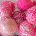 Hot Pink Cake Pops made with homemade devils food cake (12)