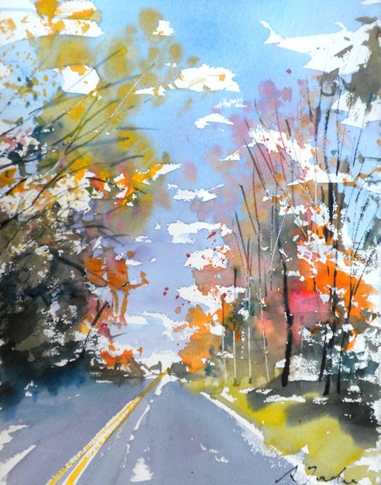 New England Fall-Scape No.7,  limited edition of 50 fine art giclee prints